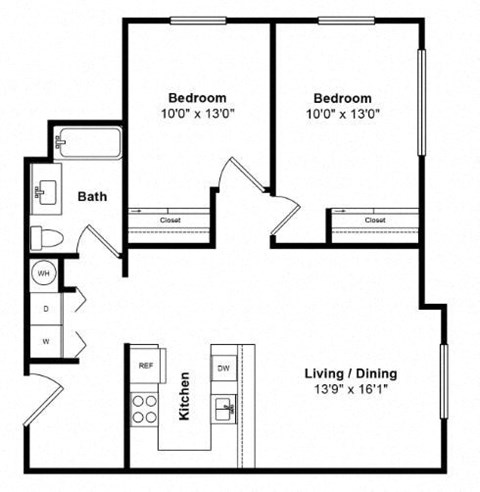 San Miguel Floor Plan at Tera Apartments Kirkland, WA